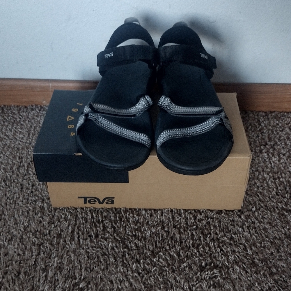Teva Verra Women's Shoe Sandal Antiguous Black - 1006263 Size 7.5  New With Box - Picture 4 of 5